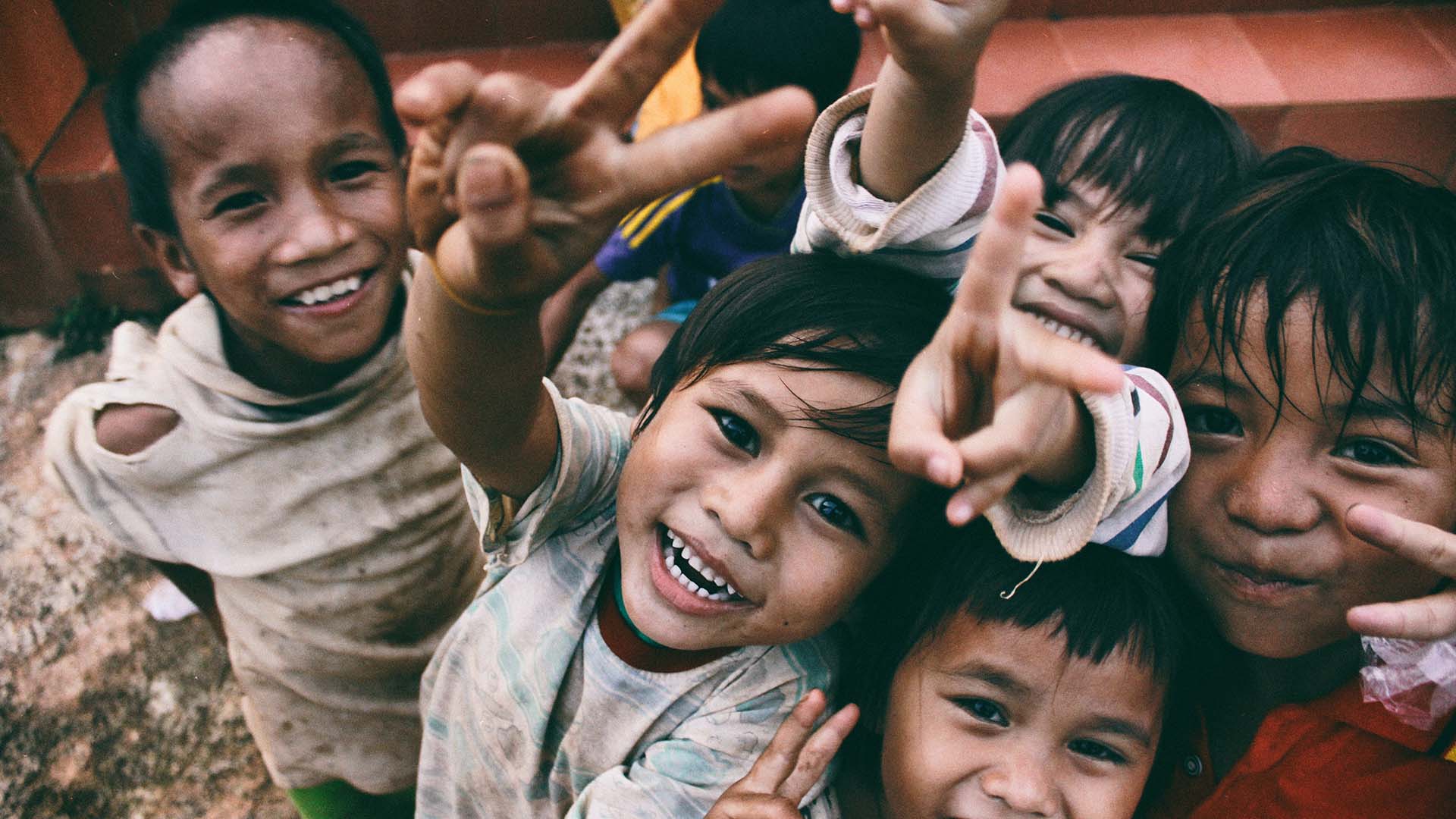 South Asian Children smiling